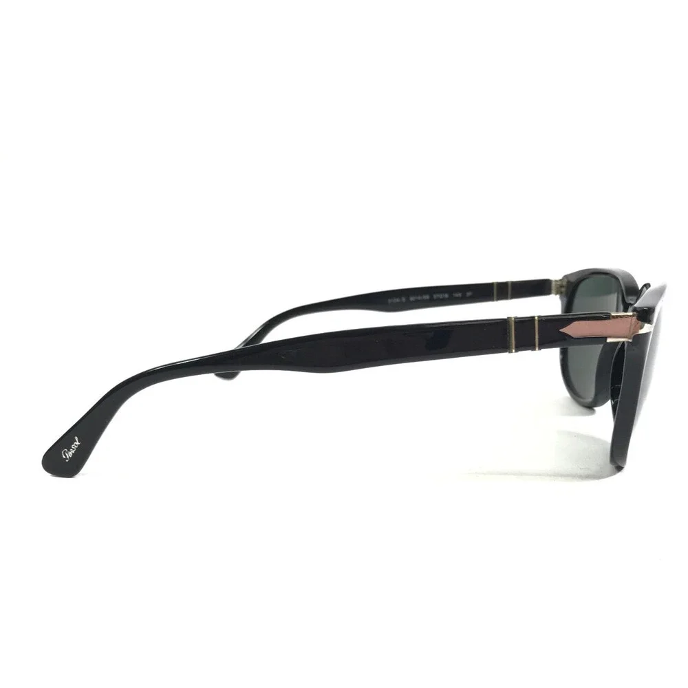 Persol Sunglasses 3104-S 9014/58 Black Square Frames with Gray Polarized Lenses